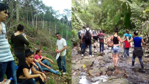 Cubanos atraviesan la selva del Darien para llegar a Panamá. (Cortesía a 14ymedio)