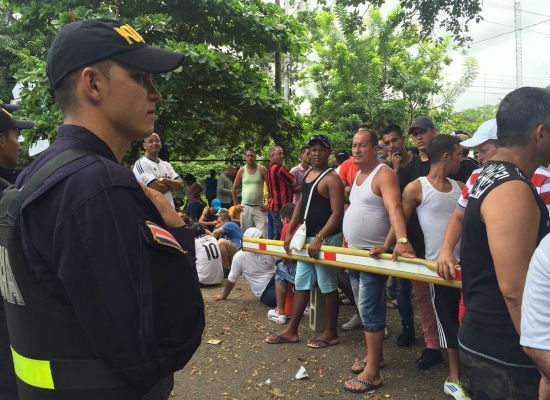 Cubanos en la frontera con Nicaragua, 2015 (archivo, CUBANET)